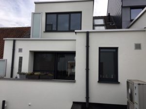 gepleisterde gevel reinigen